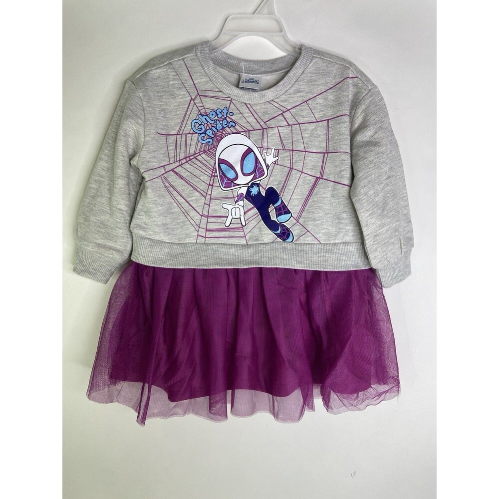 Marvel Spidey and his Amazing Friends Ghost Spider Gwen Tutu Dress Girls 2T